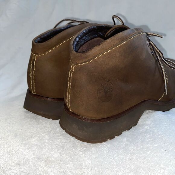 Timberland Smart Comfort Brown Low Chukka Hiking Outdoor Boots - Picture 4 of 13